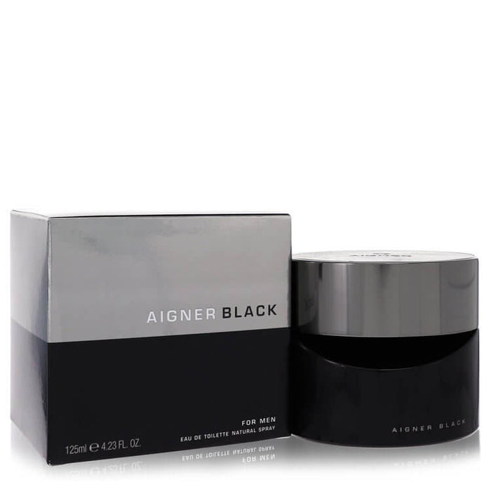 Aigner Black by Etienne Aigner Eau De Toilette Spray 4.2 oz for Men - FirstFragrance.com