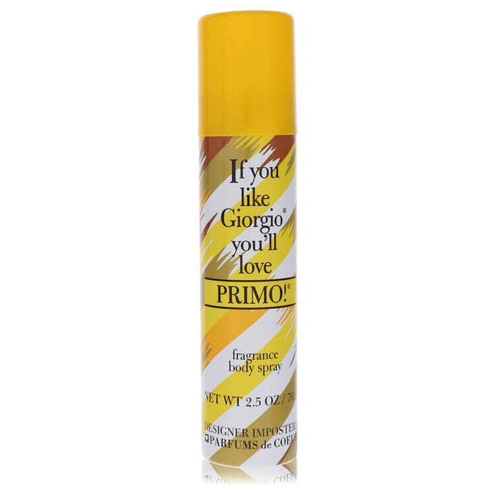 Designer Imposters Primo! by Parfums De Coeur Body Spray 2.5 oz for Women - FirstFragrance.com