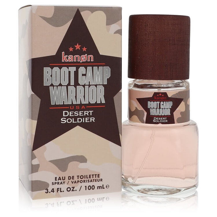 Kanon Boot Camp Warrior Desert Soldier by Kanon Eau De Toilette Spray 3.4 oz for Men - FirstFragrance.com