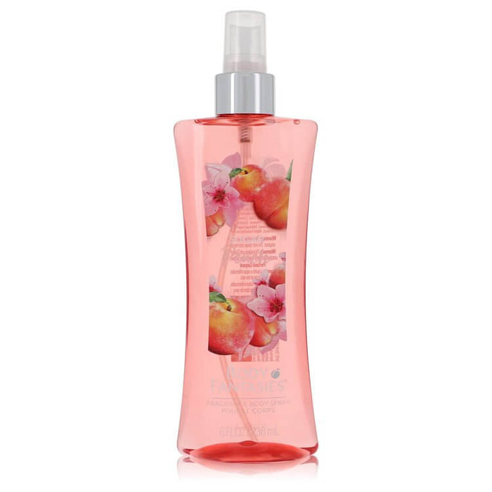Body Fantasies Signature Sugar Peach by Parfums De Coeur Body Spray 8 oz for Women - FirstFragrance.com