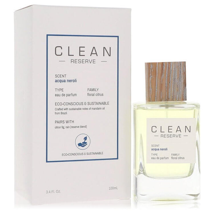 Clean Reserve Acqua Neroli by Clean Eau De Parfum Spray 3.4 oz for Women - FirstFragrance.com