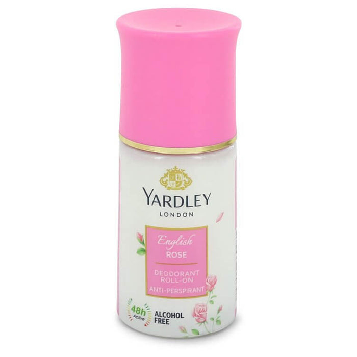 English Rose Yardley by Yardley London Deodorant Roll-On Alcohol Free 1.7 oz for Women - FirstFragrance.com