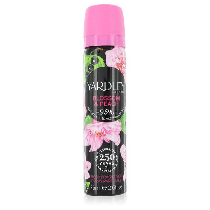 Yardley Blossom & Peach by Yardley London Body Fragrance Spray 2.6 oz for Women - FirstFragrance.com