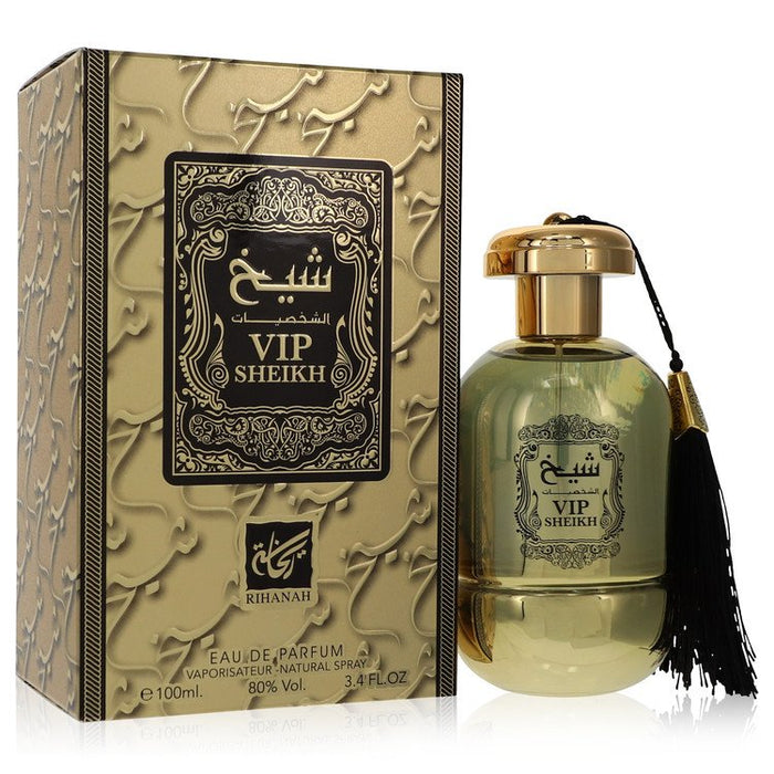 Rihanah VIP Sheikh by Rihanah Eau De Parfum Spray (Unisex) 3.4 oz for Men - FirstFragrance.com