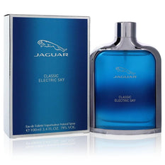 Jaguar Classic Electric Sky by Jaguar Eau De Toilette Spray 3.4 oz for Men - FirstFragrance.com