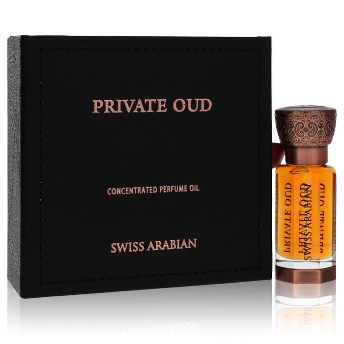 Swiss Arabian Private Oud by Swiss Arabian Concentrated Perfume Oil (Unisex) .4 oz for Men - FirstFragrance.com