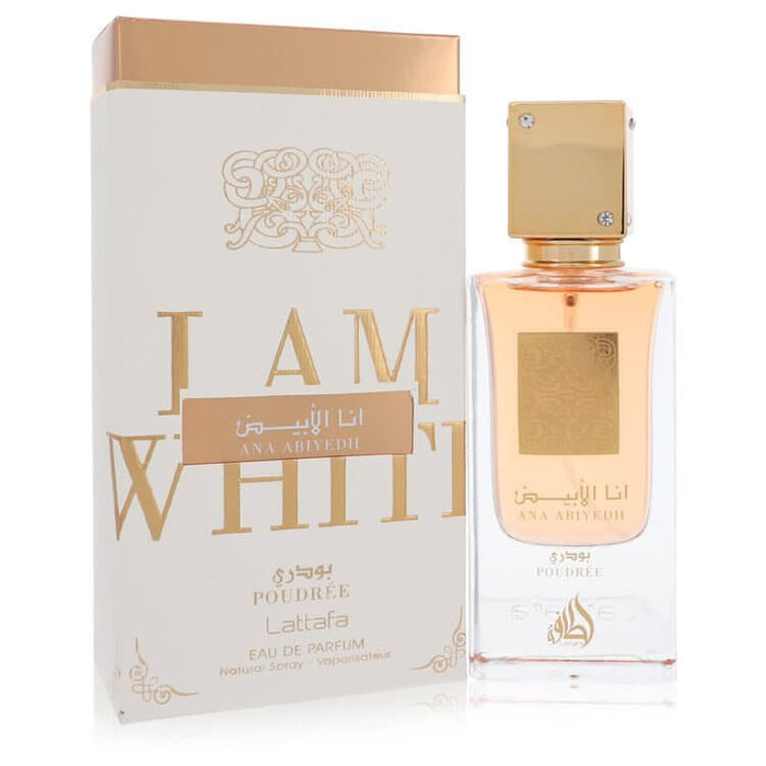 Ana Abiyedh I am White Poudree by Lattafa Eau De Parfum Spray 2 oz for Women - FirstFragrance.com
